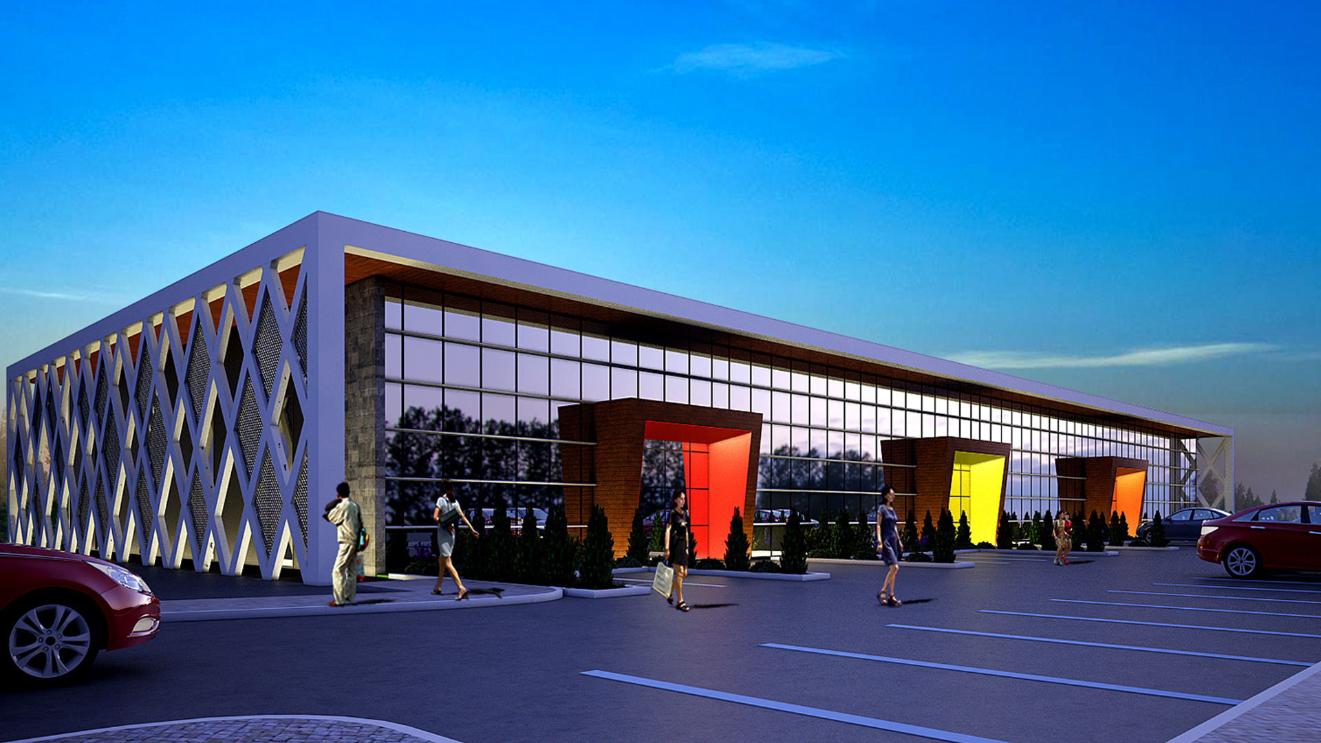 Californiya Fabrika İdari Binası Projesi – A.B.D 2020